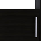 Black Wood Nightstand - 23-inch