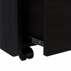 Wood Two Drawer Nightstand - 22-inch