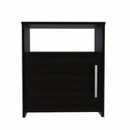 Black Wood Nightstand - 23-inch