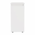 White Wood Freestanding Bathroom Vanity - 10-inch