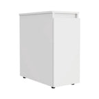 White Wood Freestanding Bathroom Vanity - 10-inch