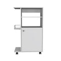 White 24 Rolling Kitchen Cart with Storage
