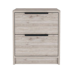 Wood One Drawer Nightstand - 19-inch