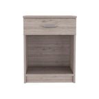 Wood One Drawer Nightstand - 22-inch