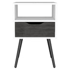 Wood One Drawer Nightstand - 25-inch