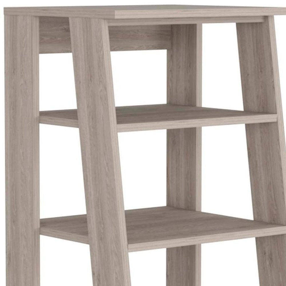Light Gray Wood Freestanding Bathroom Vanity - 17-inch