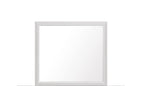 White Framed Dresser Mirror - 35-inch