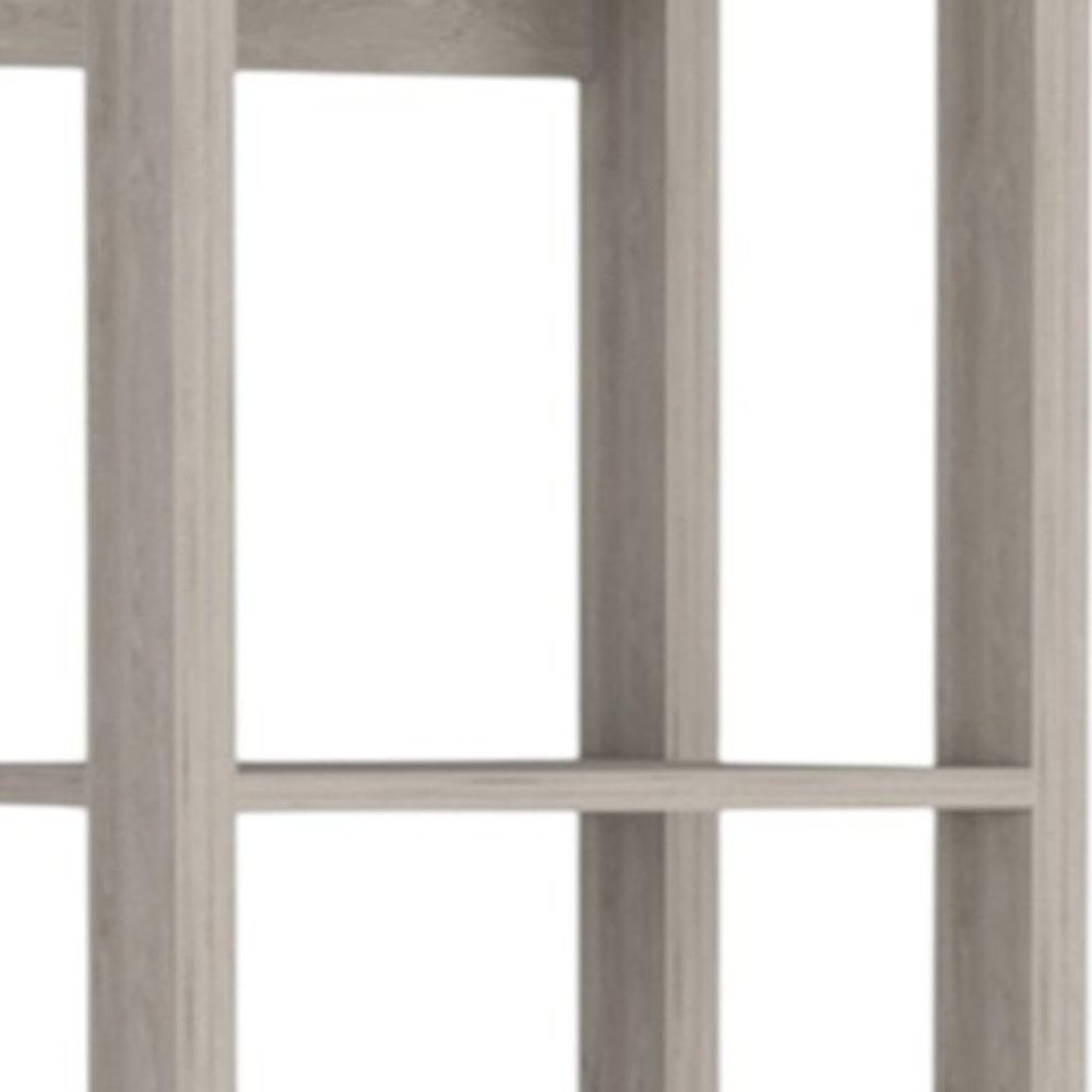 Light Gray Wood Freestanding Single Door Bathroom Vanity - 16-inch