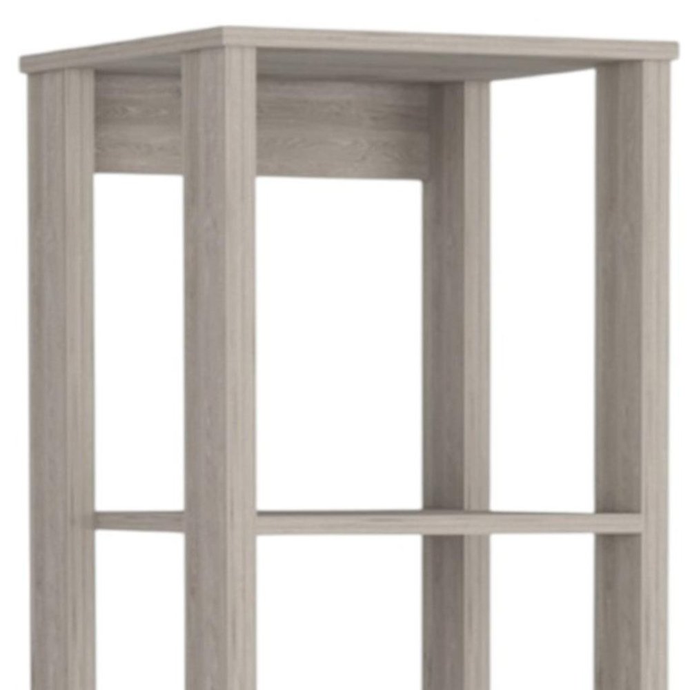Light Gray Wood Freestanding Single Door Bathroom Vanity - 16-inch