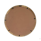 Natural Round Wood Framed Accent Mirror - 20-inch