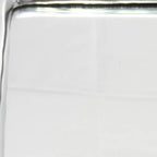 Silver Aluminum Framed Accent Mirror - 18-inch