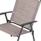 Six Piece Clear and Gray Square Glass Dining Set with Four Chairs