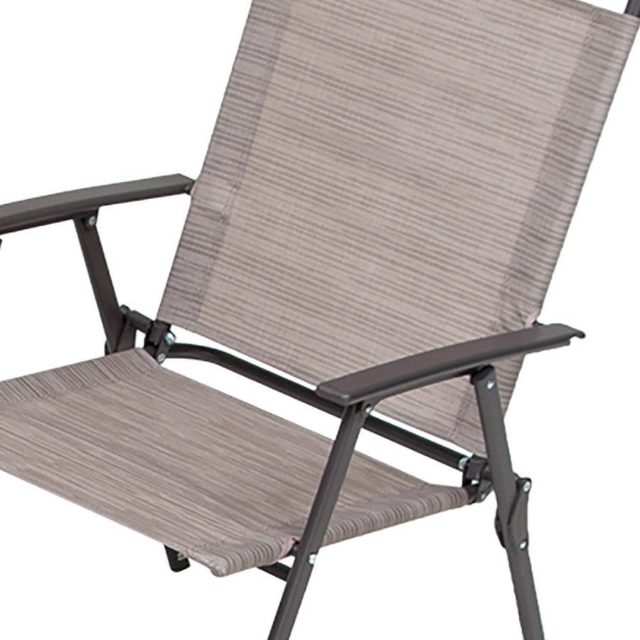 Six Piece Clear and Gray Square Glass Dining Set with Four Chairs