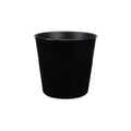 Black Recycled Plastic Indoor Outdoor Round Pot Planter - 11-inch