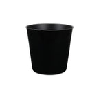 Black Recycled Plastic Indoor Outdoor Round Pot Planter - 11-inch