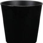 Black Recycled Plastic Indoor Outdoor Round Pot Planter - 11-inch