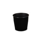 Black Recycled Plastic Indoor Outdoor Round Pot Planter - 9-inch