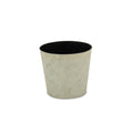 Gray Recycled Plastic Indoor Outdoor Round Pot Planter - 9-inch