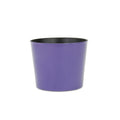 Navy Blue Recycled Plastic Indoor Outdoor Round Pot Planter - 7-inch