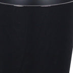 Black Recycled Plastic Indoor Outdoor Round Pot Planter - 7-inch