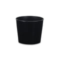 Black Recycled Plastic Indoor Outdoor Round Pot Planter - 6-inch