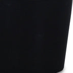 Black Recycled Plastic Indoor Outdoor Round Pot Planter - 6-inch