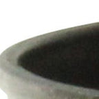 Gray Recycled Plastic Indoor Outdoor Round Pot Planter - 6-inch