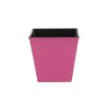 Hot Pink Recycled Plastic Indoor Outdoor Square Pot Planter - 5-inch