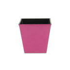 Hot Pink Recycled Plastic Indoor Outdoor Square Pot Planter - 5-inch