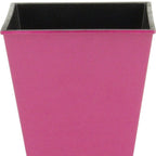 Hot Pink Recycled Plastic Indoor Outdoor Square Pot Planter - 5-inch