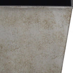 Gray Recycled Plastic Indoor Outdoor Square Pot Planter - 5-inch