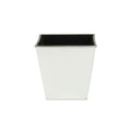 Silver Recycled Plastic Indoor Outdoor Square Pot Planter - 5-inch