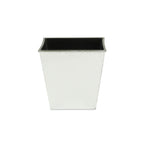 Silver Recycled Plastic Indoor Outdoor Square Pot Planter - 5-inch