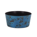 Blue Recycled Plastic Indoor Outdoor Round Pot Planter - 12-inch