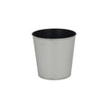 Silver Recycled Plastic Indoor Outdoor Round Pot Planter - 5-inch