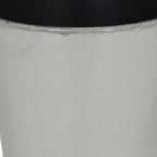 Silver Recycled Plastic Indoor Outdoor Round Pot Planter - 5-inch