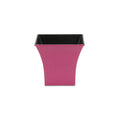 Hot Pink Recycled Plastic Indoor Outdoor Square Pot Planter - 5-inch