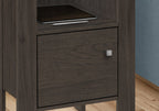 Brown Wood Nightstand - 24-inch