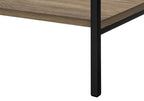 Taupe Metal Four Tier Etagere Bookcase - 48-inch