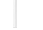 White Metal Five Tier Bookcase - 72-inch