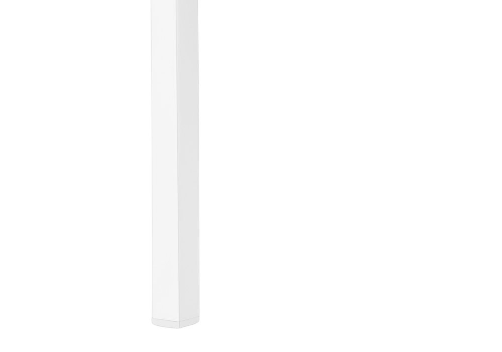 White Metal Five Tier Bookcase - 72-inch