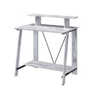 Antiqued White Writing Desk - 32-inch