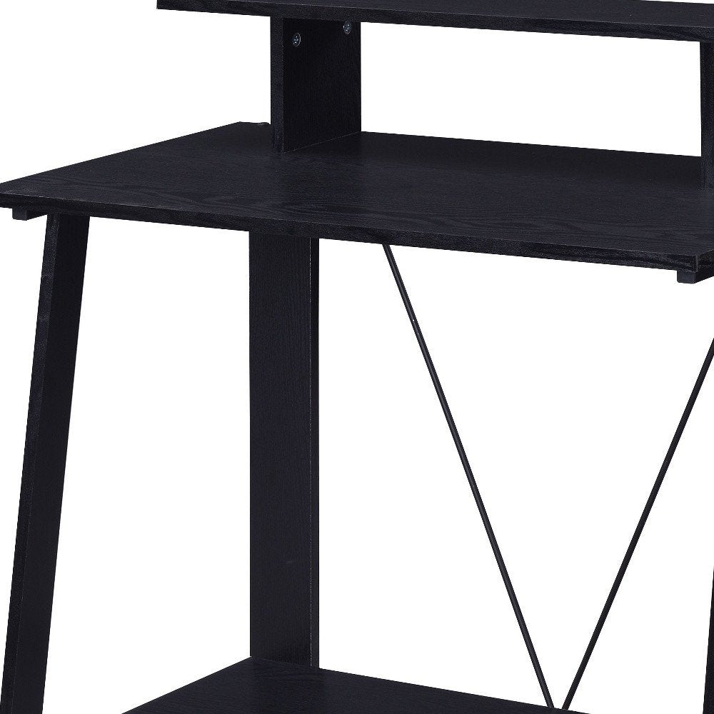Black Writing Desk - 32-inch