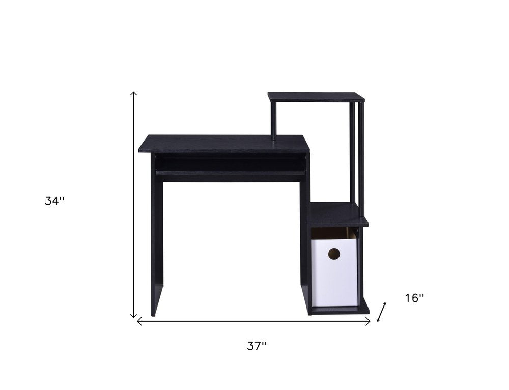 Black Computer Desk - 37-inch