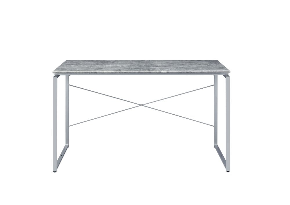 Gray and Black Writing Desk - 47-inch