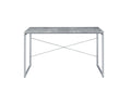 Gray and Black Writing Desk - 47-inch