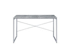 Gray and Black Writing Desk - 47-inch