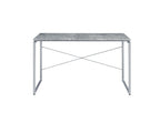 Gray and Black Writing Desk - 47-inch