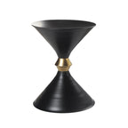 Black Iron End Table - 18-inch