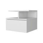 Wood One Drawer Floating Nightstand - 12-inch